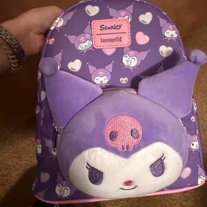 Loungefly Sanrio Purple Kuromi Backpack